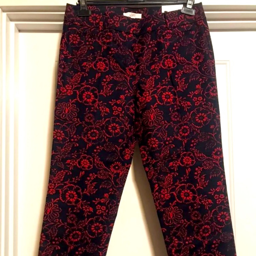 Straight leg ankle pants by loft